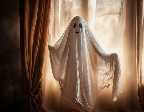 Ghost images created with artificial intelligence in various scenarios