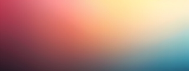 Naklejka premium A vibrant gradient blending warm and cool tones, creating a soothing abstract background.