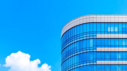 Obraz premium The skyscraper, representing impact investing in cities, exemplifies ESG principles.