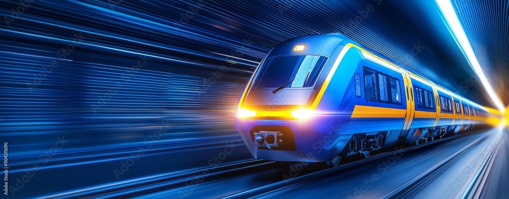 Aufkleber a futuristic design for an innovative underground hyperloop pod, emphasizing high-tech features and 
