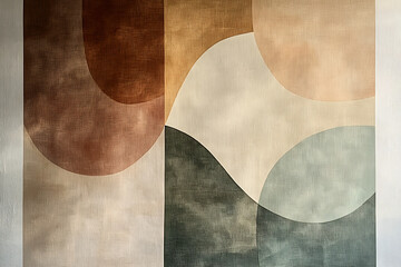 Geometric Abstraction in Earth Tones