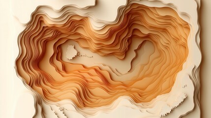 chocolate ice cream on white background