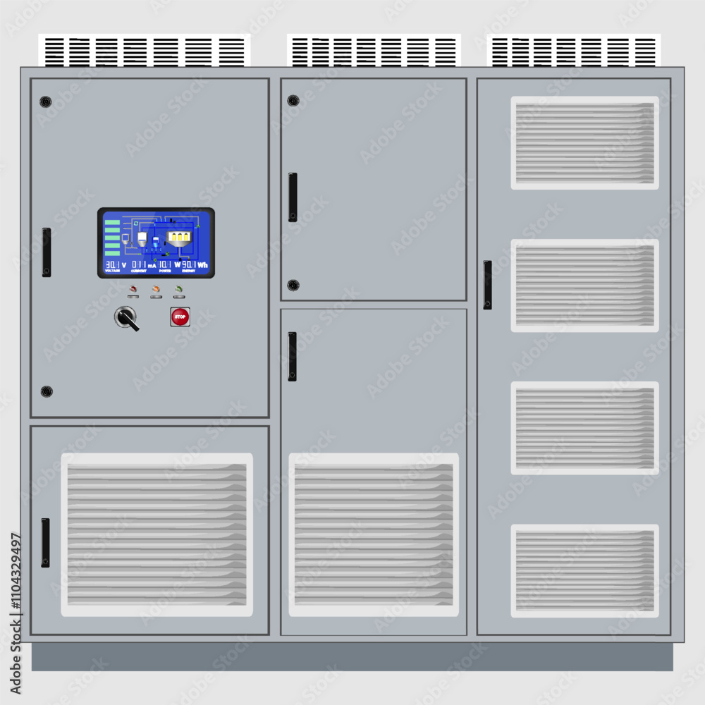 Aufkleber control panel. production control panel and control of computer devices. touchpad. vector graphics