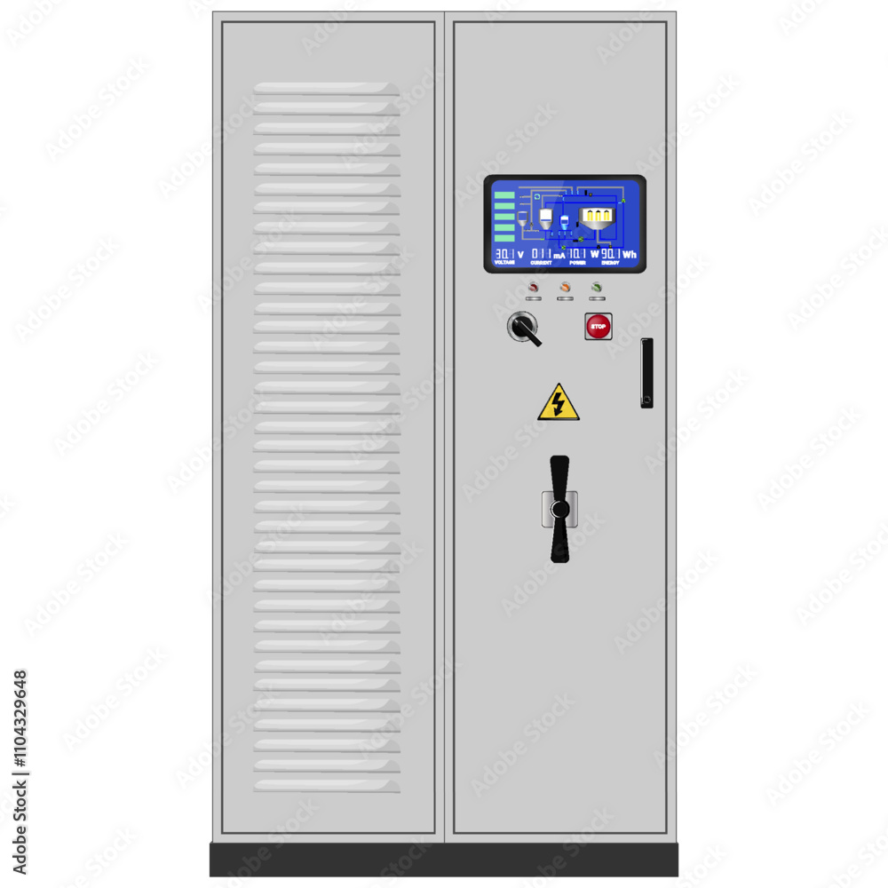 Fototapete control panel. production control panel and control of computer devices. touchpad. vector graphics