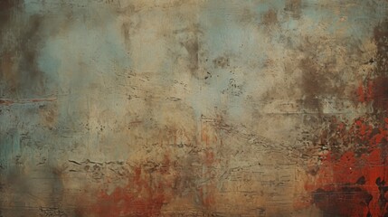 Processed collage of old rusty grunge texture. Background for banner, backdrop or texture for 3D mapping