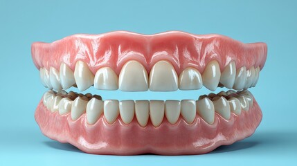 Obraz premium Human Teeth Anatomy: A Detailed Visual Guide for Dental Health Education