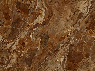 Fototapeta premium Brown marble texture with a watery pattern background.