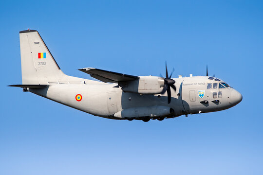 Alenia (Leonardo) C-27J Spartan turboprop transport aircraft 