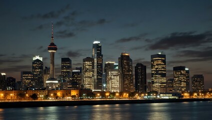 Obraz premium Business environment showcasing efficiency and market adaptability.