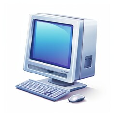 Fototapeta premium Desktop Computer Technology Icon