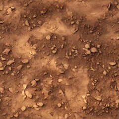 Textured Earth Post Tilling