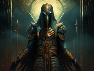 Obraz premium Mythological Deity: Horus