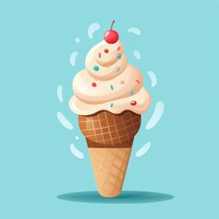 Enticing Ice Cream Cone Icon