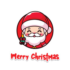 santa claus graphic vector design on christmas day