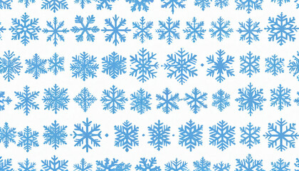 seamless pattern with snowflakes