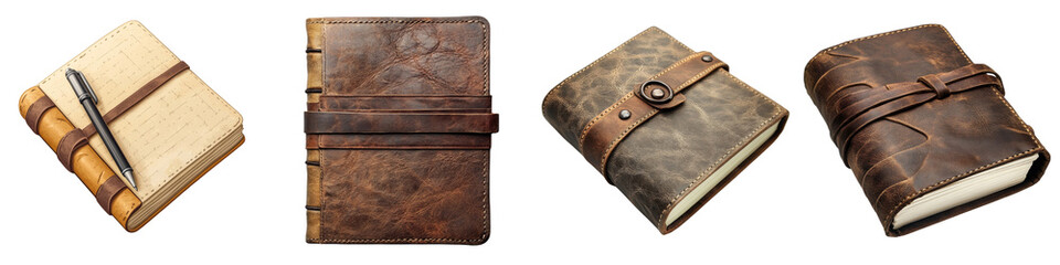 Youthful Journal – A Notebook for Recording Thoughts, Dreams, and Adventures Isolated on Clear White Background Highly Detailed 