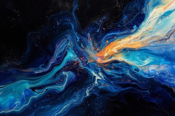 Obraz premium Artistic Interpretations of the Quantum Cosmos