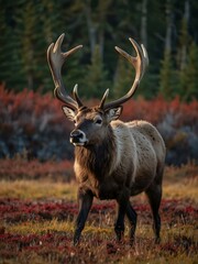 Fototapeta premium Caribou buck.
