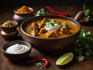 Gulasz węgierski w misce