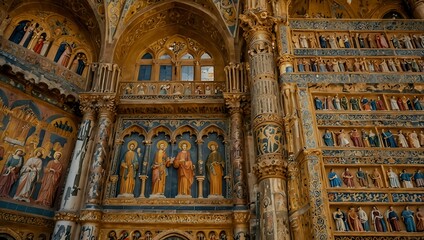 Fototapeta premium Cathedral of Monreale in Palermo, Sicily.