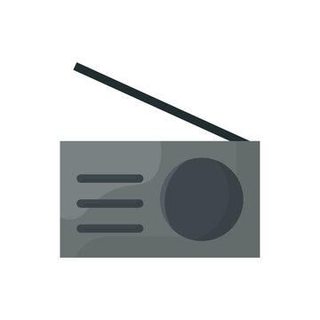 recommend clip art: Retro radio flat icon vector design illustration. 