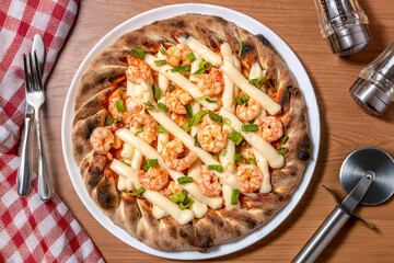 Shrimp pizza