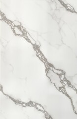 Fototapeta premium Carrara white marble texture background. Natural stone pattern. Elegant, luxurious design. Suitable for interior decoration like wall tiles countertops. High resolution graphic. Generative AI design.