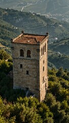 Fototapeta premium Cesta Tower on Monte Titano, San Marino.