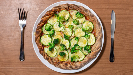 Vegan pizza