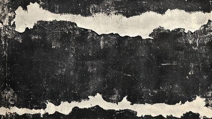 Naklejka premium Vintage grunge paper texture. Old worn overlay distressed background. Torn and crumpled pattern for poster or vinyl album cover. Vector illustration of rough, dirty, grainy design.