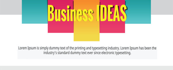 Creative Business Design with Color Blocks