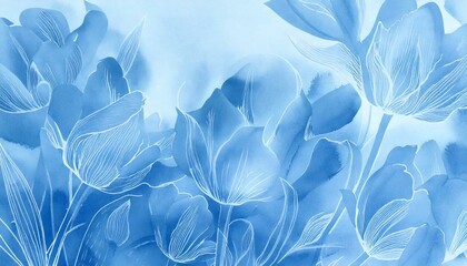 fiori stile acquarello
