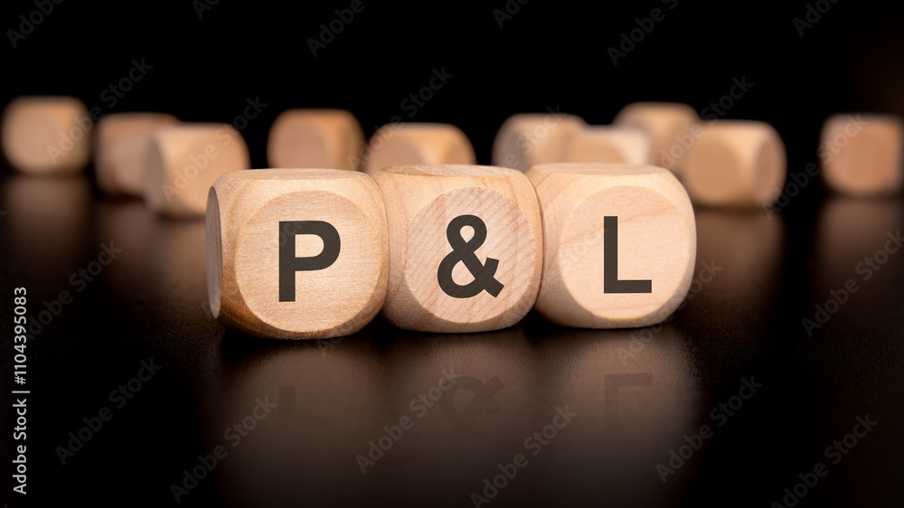 Poster wooden blocks displaying pl letters set against a dark background for impactful visuals