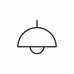 ceiling lamp icon sign vector