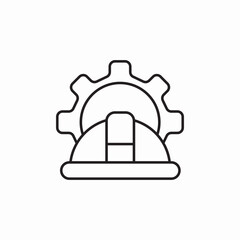 construction engineering icon sign vector