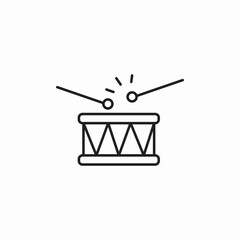 drums music icon sign vector
