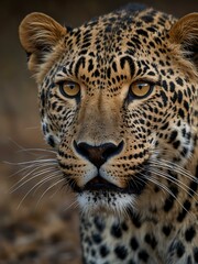 Fototapeta premium Close-up of a large male leopard.