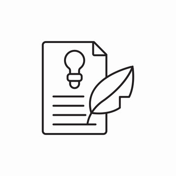 recommend clip art: idea document signature icon sign vector
