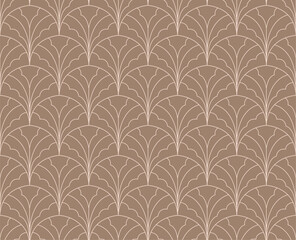 Modern geometric art deco seamless pattern. Trendy abstract background. Vector illustration for print, fabric, surface, textile.