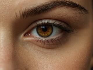 Obraz premium Close-up of a woman's eyes.