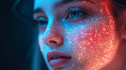 Cosmetic Surgeon Planning Procedure with Holographic Facial Structure Analysis