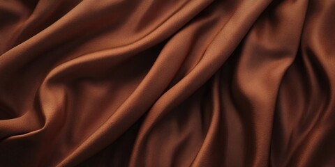 Fototapeta premium Brown velvet fabric texture.