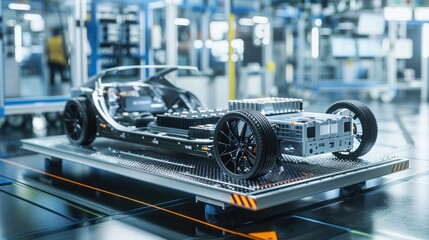 Electric car research and development with ev car