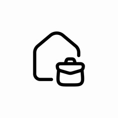 home work remote icon sign vector