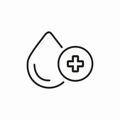 healthy water icon sign vector