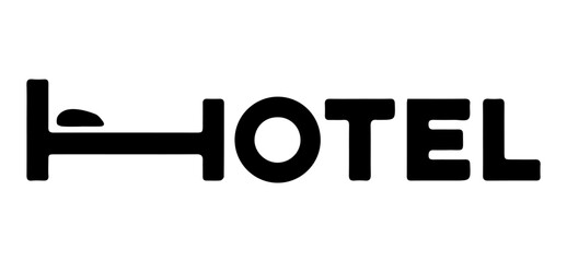 Hotel Font Art typography logo type 