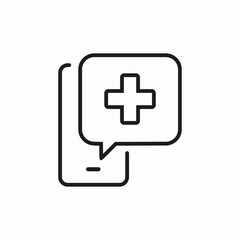 phone emergency call icon sign vector