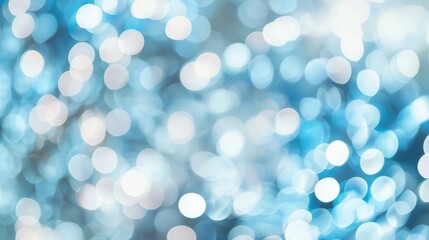 Fototapeta premium Abstract blue bokeh background with soft defocused elements for artistic visual appeal