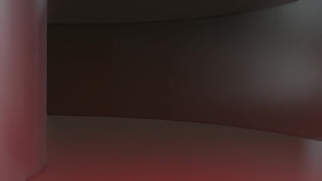 industrial empty room liminal space 3d render illustration