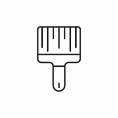 paint brush icon sign vector